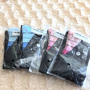 Casual Black and Blue Socks Collection